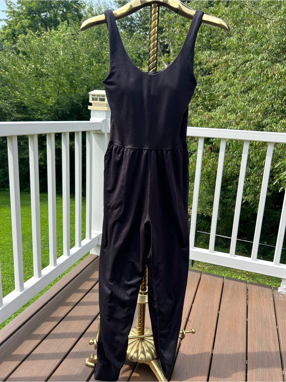 Offline by Aerie Black Sleeveless Jumpsuit - Women's